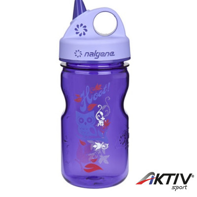 Nalgene Everyday Grip-n-Gulp gyerek italtartó palack purple/hoot