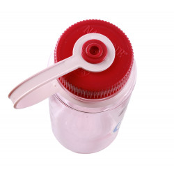 Nalgene Everyday nagynyílású 0,5 l-es italtartó palack clear pink