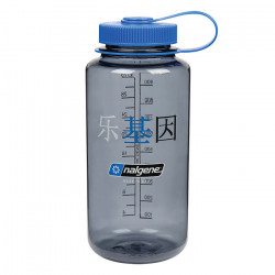 Nalgene Everyday nagynyílású 1l-es italtartó palack gray w/blue cap happy gene Nomadsport NALGENE
