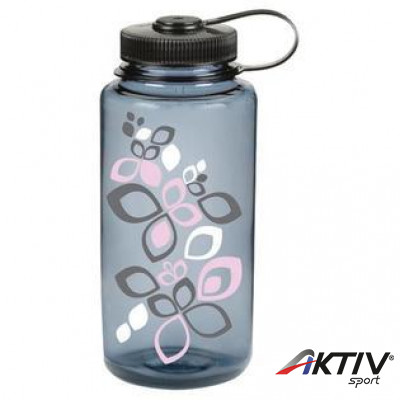 Nalgene Everyday nagynyílású 1l-es italtartó palack bloom pink/gray/black
