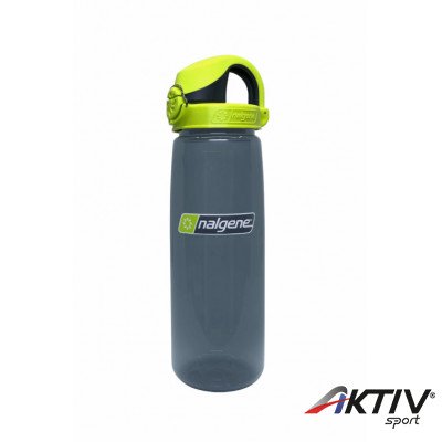 Nalgene Everyday OTF Bottle 0,7 l-es italtartó kulacs Charcoal with Lime Charcoal
