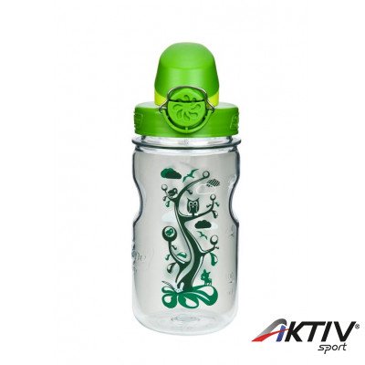 Nalgene Everyday OTF Kids gyermek italtartó palack clear woodland graphic/green