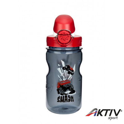 Nalgene Everyday OTF Kids gyermek italtartó palack gray smash graphic/red