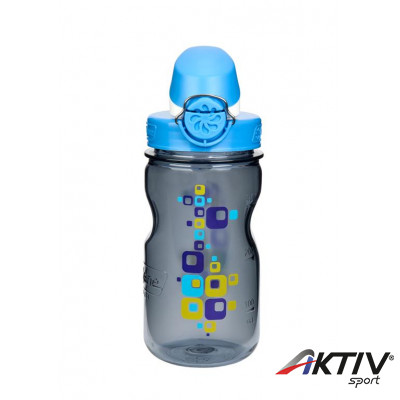 Nalgene Everyday OTF Kids gyermek italtartó palack gray square graphic/blue
