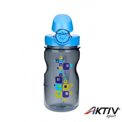 Nalgene Everyday OTF Kids gyermek italtartó palack gray square graphic/blue