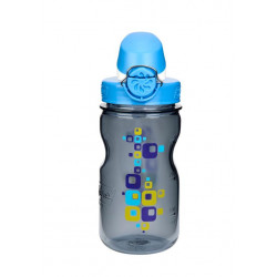 Nalgene Everyday OTF Kids gyermek italtartó palack gray square graphic/blue Nomadsport NALGENE