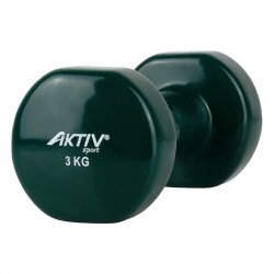 Kézisúlyzó vinyl Aktivsport 3 kg zöld Aktivsport® termékek Aktivsport