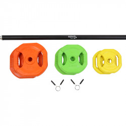 Aktivsport 20 kg-os pump szett narancs
