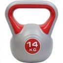 Aktivsport kettlebell 14 kg műanyag bevonattal