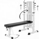 Multifunkcionális állítható pad fehér