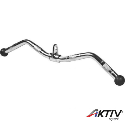 Hajlított tricepsz lehúzó rúd krómozott 75 cm