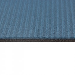 Szépséghibás fitnesz matrac pánttal PE 180x60x1 cm sötét kék-fekete