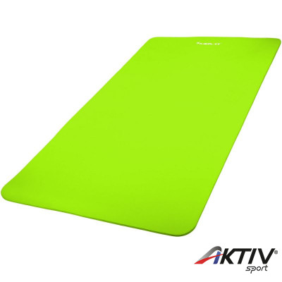 Szépséghibás fitnesz szőnyeg MOVIT 183x60x1 cm lime