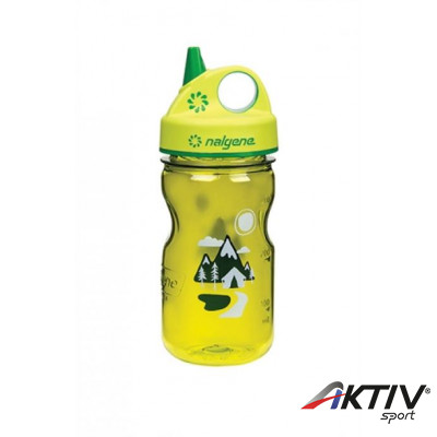 Nalgene Everyday Grip-n-Gulp gyerek italtartó palack green w/trail