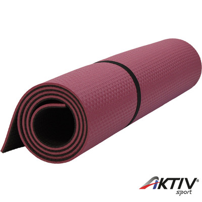 Jóga matrac 180x60x0,5 cm bordó