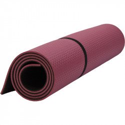 Jóga matrac 180x60x0,5 cm bordó Fitness Aktivsport