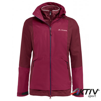 Vaude Elope 3in1 női kabát passion fruit