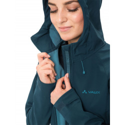 Vaude Skomer női softshell kabát dark sea