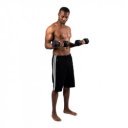 Hatszögletű gumírozott kézisúlyzó Trendy 17,5 kg