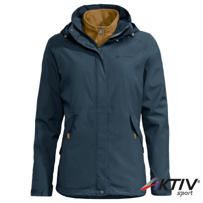 Vaude Rosemoor 3in1 női kabát steelblue