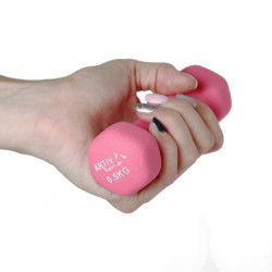 Súlyzó neoprén Aktivsport 0,5 kg rózsaszín