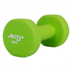 Súlyzó neoprén Aktivsport 5 kg zöld BLACK WEEK Aktivsport