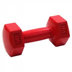 Kézisúlyzó cementes Aktivsport 1 kg piros Aktivsport® termékek Aktivsport
