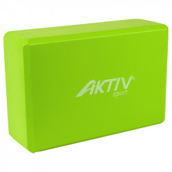 Aktivsport jóga tégla 23x15x7,5 cm zöld Aktivsport® termékek Aktivsport