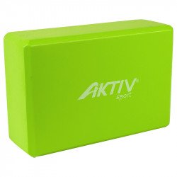 Aktivsport jóga tégla 23x15x7,5 cm zöld Aktivsport® termékek Aktivsport