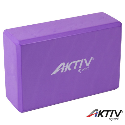 Aktivsport jóga tégla 23x15x7,5 cm lila