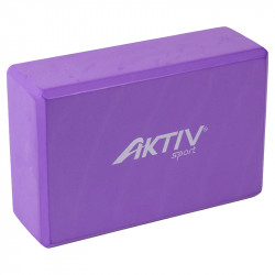 Aktivsport jóga tégla 23x15x7,5 cm lila Aktivsport® termékek Aktivsport