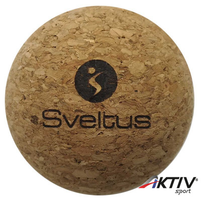 Masszírozó labda parafa Sveltus 6,5 cm