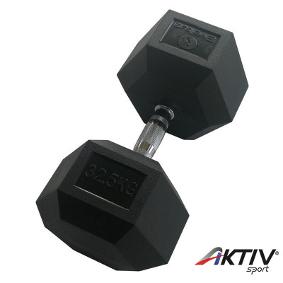 Hatszögletű kézisúlyzó Sveltus 32,5 kg
