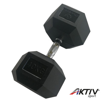 Hatszögletű kézisúlyzó Sveltus 40 kg