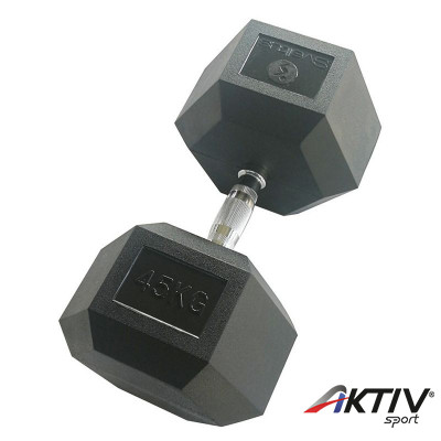 Hatszögletű kézisúlyzó Sveltus 45 kg