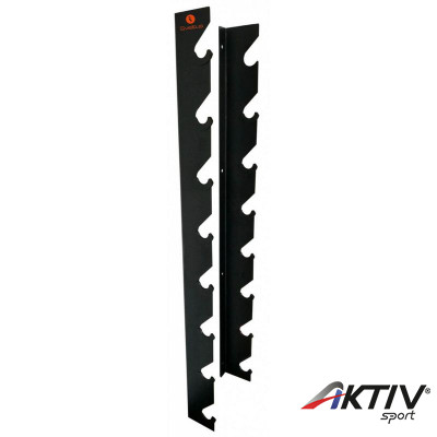 Kétkezes rúd tartó fali állvány 135x11,5x4,5 cm