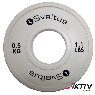 Súlytárcsa gumírozott Sveltus Olympic mini 0,5 kg