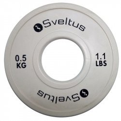 Súlytárcsa gumírozott Sveltus Olympic mini 0,5 kg Fitness Sveltus