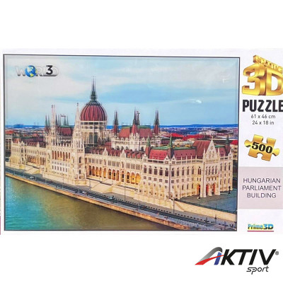3D puzzle Prime 3D Magyar parlament 500 darabos