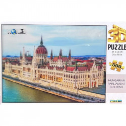 3D puzzle Prime 3D Magyar parlament 500 darabos Puzzle Prime 3D