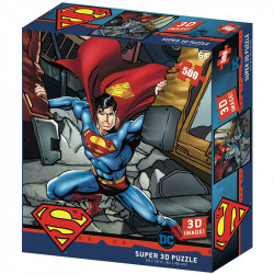 3D puzzle Prime 3D DC COMICS Superman: A legyőzhetetlen 500 darabos Puzzle Prime 3D