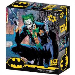 3D puzzle Prime 3D DC COMICS Joker 500 darabos Puzzle Prime 3D