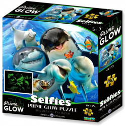 3D puzzle Prime 3D Óceán szelfi neon 100 darabos Puzzle Prime 3D