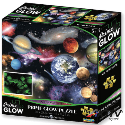 3D puzzle Prime 3D Naprendszer neon 100 darabos