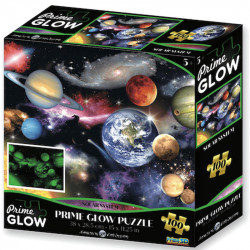3D puzzle Prime 3D Naprendszer neon 100 darabos Puzzle Prime 3D