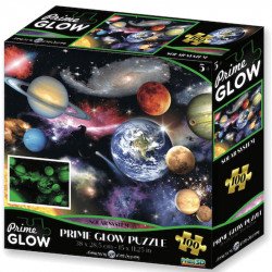 3D puzzle Prime 3D Naprendszer neon 100 darabos Puzzle Prime 3D