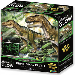 3D puzzle Prime 3D Dinoszauruszok neon 100 darabos Puzzle Prime 3D
