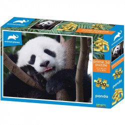 3D puzzle Prime 3D Óriáspanda 500 darabos Puzzle Prime 3D