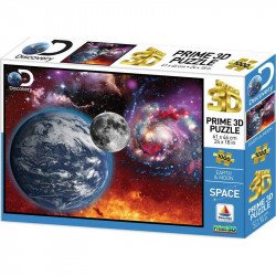 3D puzzle Prime 3D Föld Hold Discovery Channel 500 darabos Puzzle Prime 3D