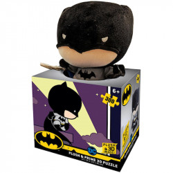 3D puzzle Prime 3D Batman 300 darabos plüss játékkal Húsvéti akció Prime 3D